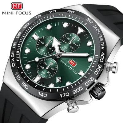 MINI FOCUS Dial Date Men’s Chronograph Sports Quartz Watch