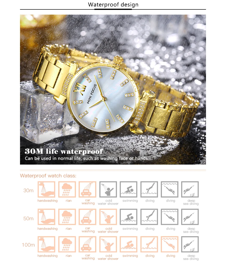 Mini Focus MF0227L Fashion Women’s Dress Watch | Luxury Waterproof Quartz Ladies Wristwatch Wholesale Supplier