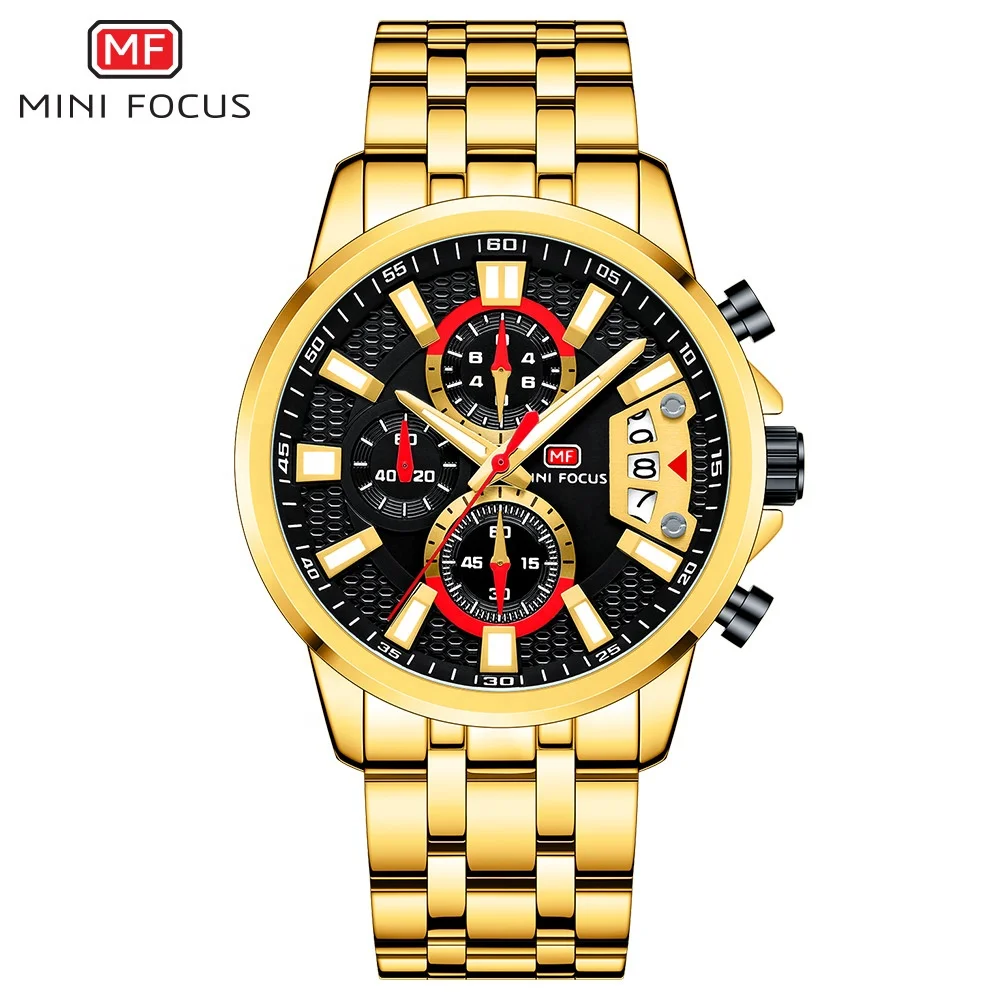 Mini Focus Rainbow Color Fashion Men's Wrist Watch |