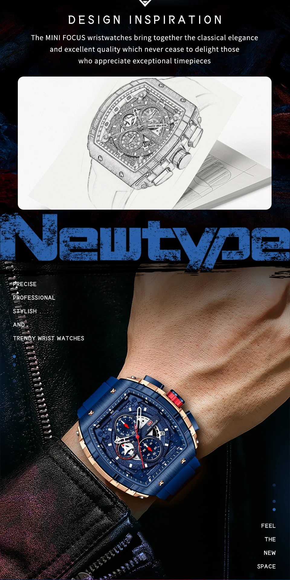 Relojes Hombre Original Brand Luxury Men Wrist Watch Quartz Analog Fashion Chronograph Watches Mini Focus 