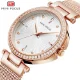 Mini Focus Women’s Diamond Quartz Watch Unique Mesh Band