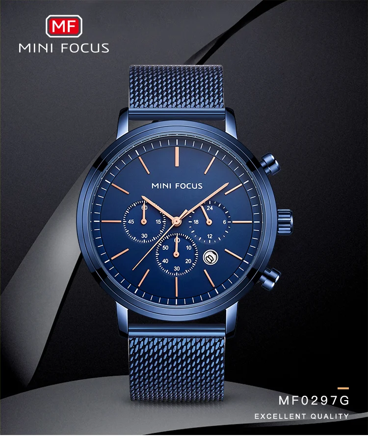 Stylish Men’s Quartz Watch with Silver Mesh Band – Factory Wholesale for Global Watch Distributors