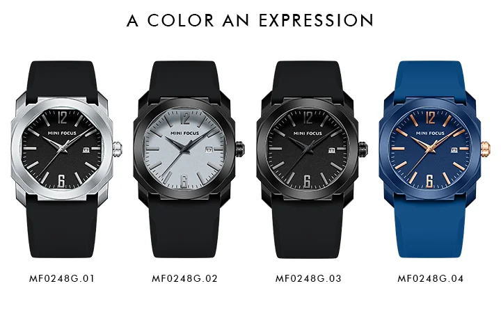 MINI FOCUS MF0248G Simplicity Watch | Trendy Waterproof Luminous Quartz Watch for Men