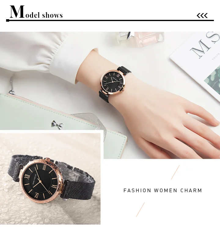 MINI FOCUS Women’s Quartz Watch | Luxury 5ATM Waterproof Sport Mesh Strap Wristwatch – Factory Wholesale