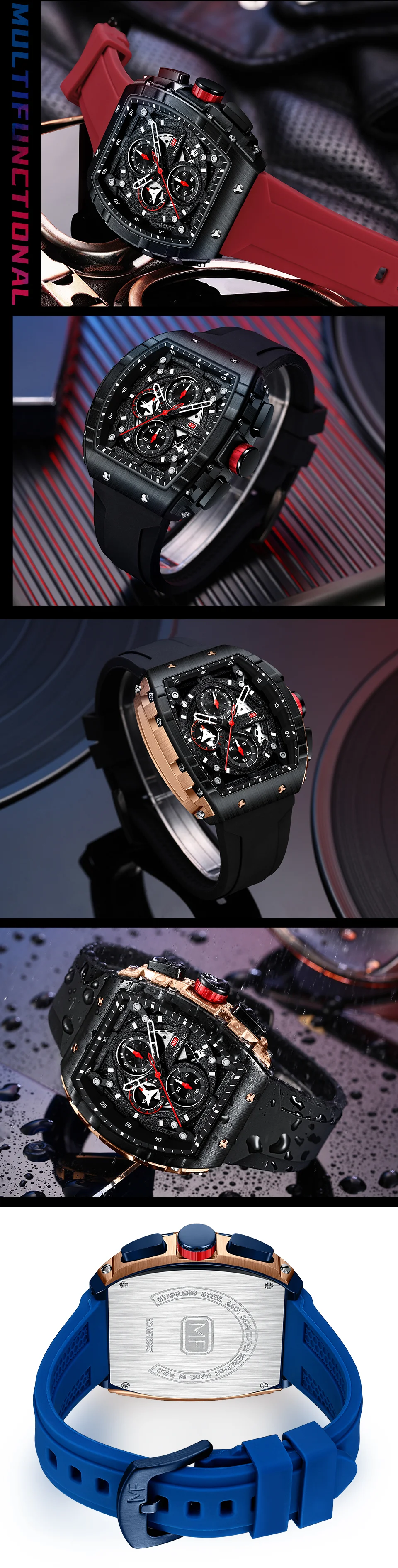 Relojes Hombre Original Brand Luxury Men Wrist Watch Quartz Analog Fashion Chronograph Watches Mini Focus 