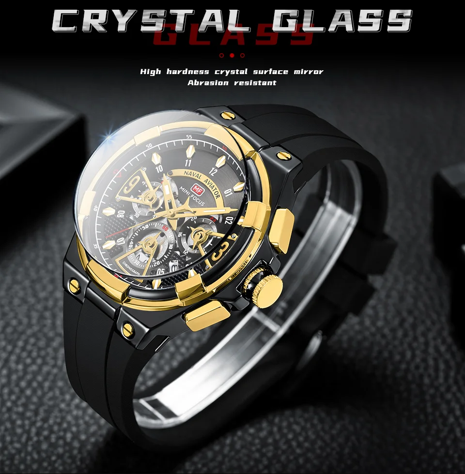 Men’s Quartz Chronograph Sport Watch with Luminous Display – Mini FocusWholesale Supplier