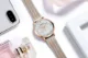 Stainless Steel Womens Quartz Watch Mesh Band Waterproof