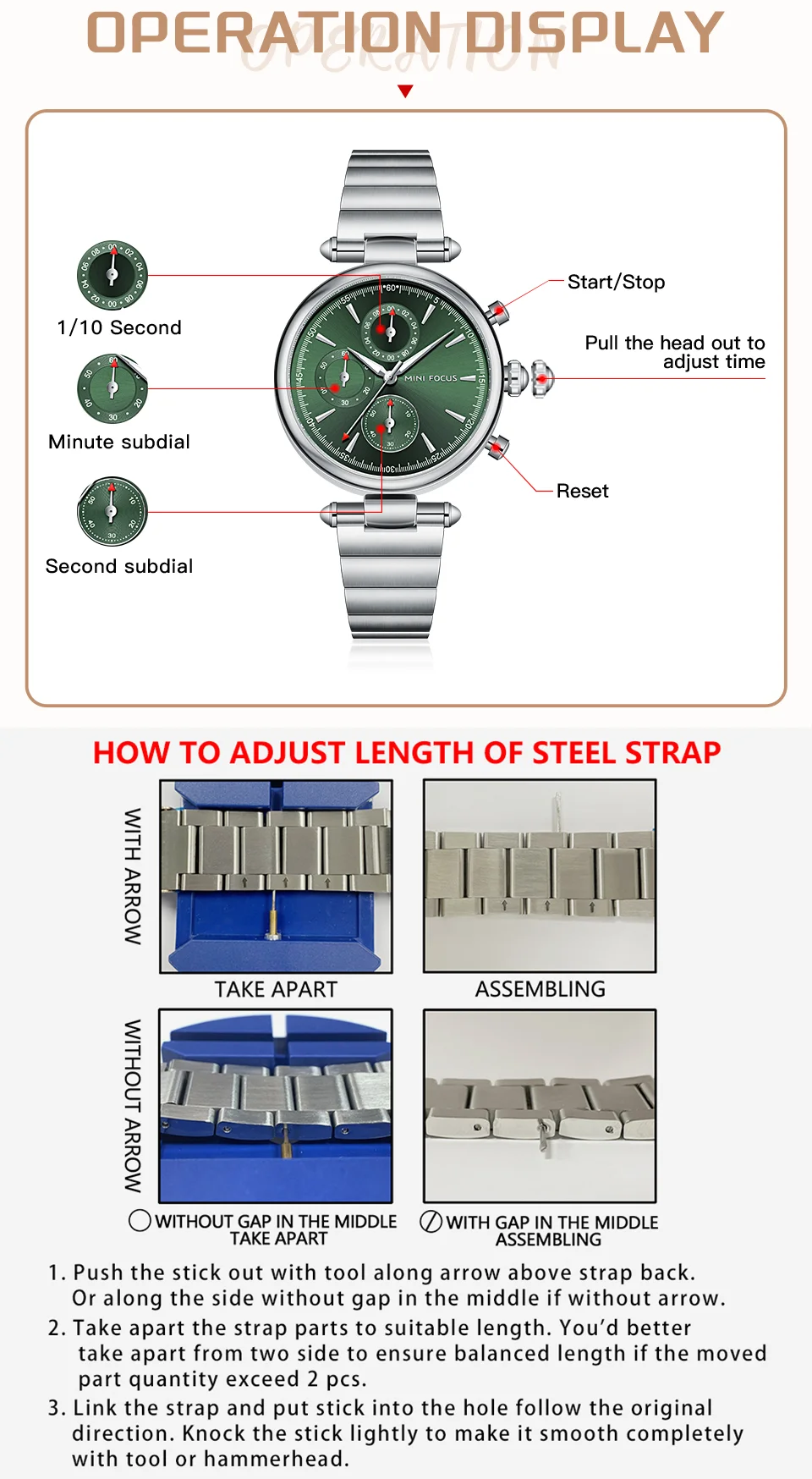 Affordable Fashion Quartz Watch for Women | Mini Focus Waterproof Stainless Steel Female Wristwatch Wholesale