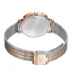 Stainless Steel Womens Quartz Watch Mesh Band Waterproof