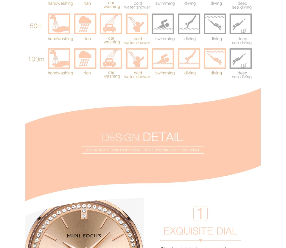 Mini Focus MF0031L Women’s Business Quartz Watch | Fashion Casual Lady Wristwatch | Factory Wholesale Supplier