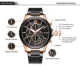 Mini Focus Men’s Stainless Steel Chronograph Watch