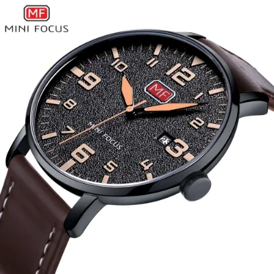 MINI FOCUS Men’s Quartz Watch Fashion Designer Wristwatch