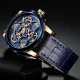 MINI FOCUS Mechanical Style Men's Hand Watch Hollow Out