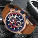 3ATM Waterproof Quartz Sport Watch for Men with Silicone
