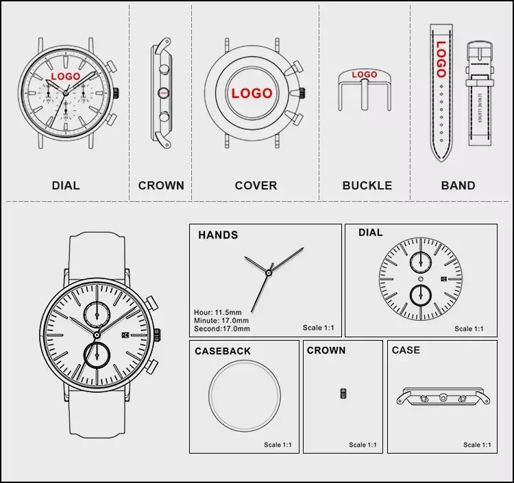 Mini Focus MF0349G Men's Chronograph Watch | Fashion Quartz Timepiece for B2B Wholesale