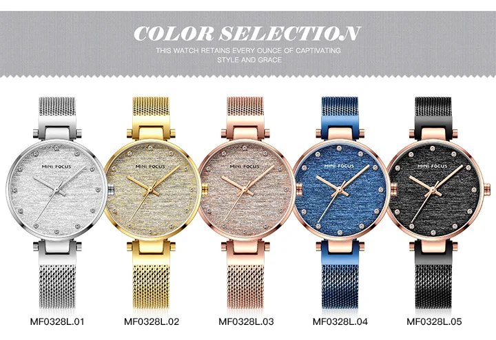 Timeless Elegance in Every Detail &ndash; MINI FOCUS Women's Mesh Stainless Steel Quartz Watch