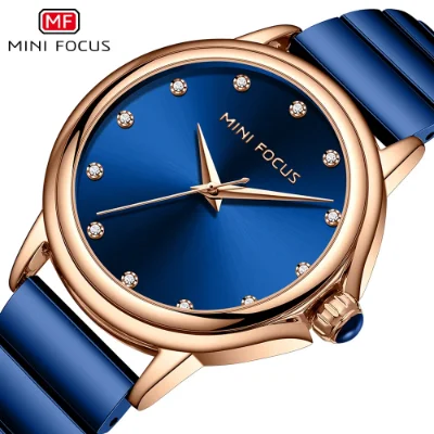 Mini Focus Luxury Diamond Women's Watch Waterproof