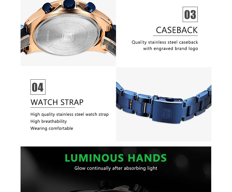 Mini Focus MF0218G Men’s Luxury Stainless Steel Quartz Watch | Silver | Factory Direct Wholesale