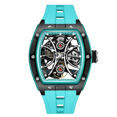 Wholesale Luxury Tourbillon Watch Sky Blue Dial, Steel
