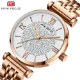 MINI FOCUS Girls Quartz Watch Starry Dial Luminous Stainless