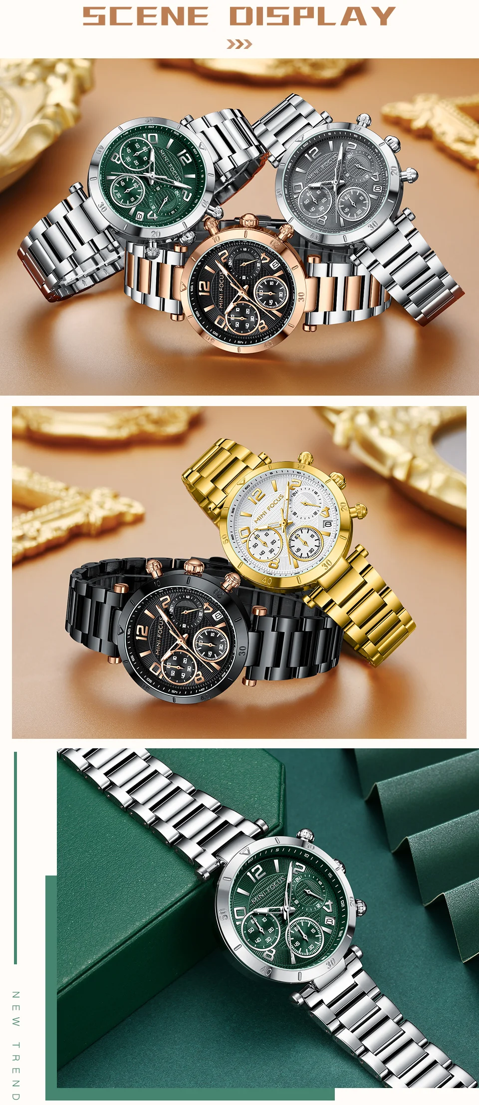 Hot Sale Women’s Fashion Quartz Watch with Small Dial & Luminous Waterproof Design Wholesale Available