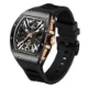 Carbon Fiber Automatic Watch Luminous Silicone Strap