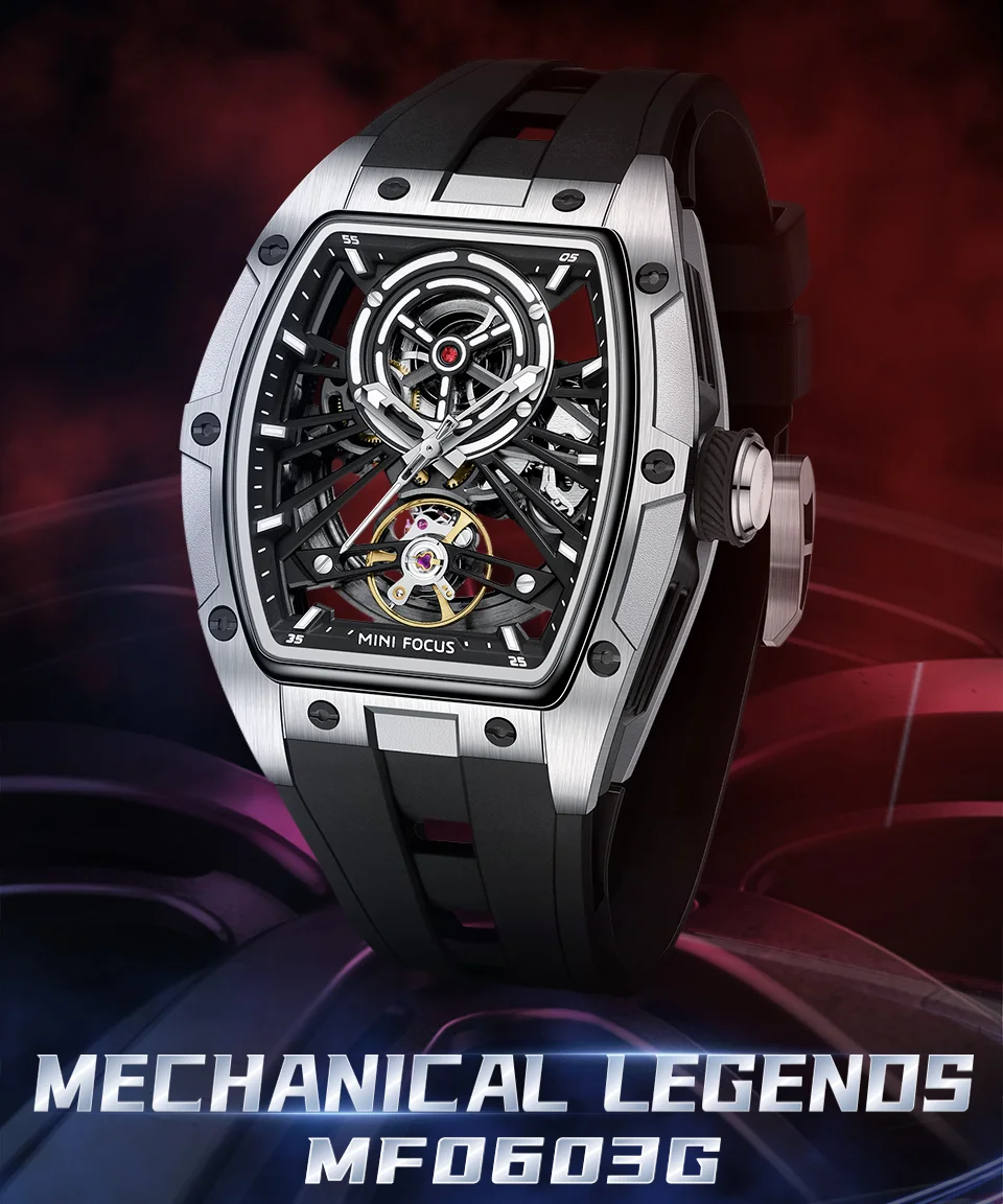 Luxury Automatic Mechanical Sports Watch for Men | Mini Focus MF0603G