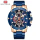 MINI FOCUS Luxury Men Quartz Watch Exclusive Silicone Band