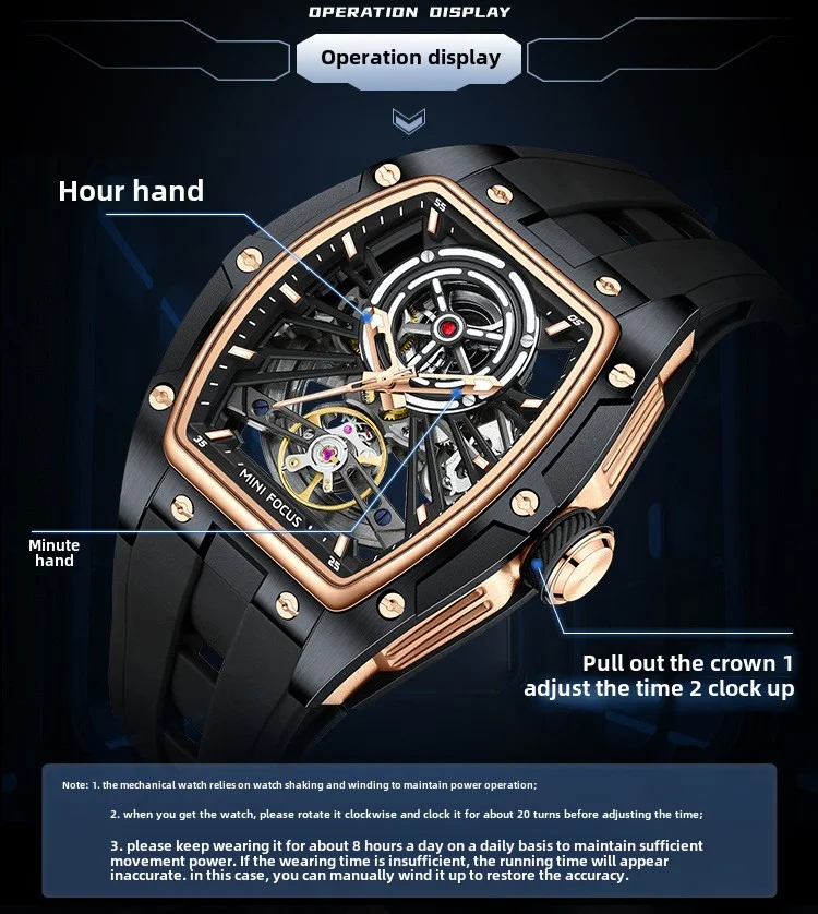 MF0603G Mini Focus Men's Sport Watch | Stylish Quartz Timepiece for Active Lifestyle