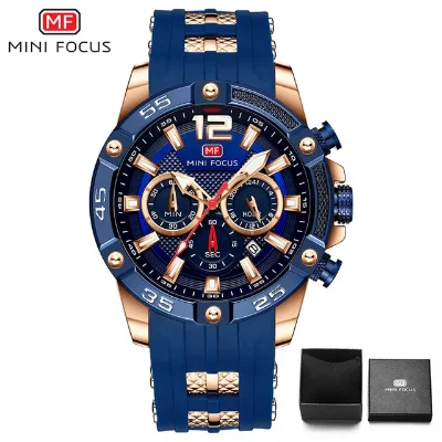 Mens Quartz Chronograph Watch Mini Focus Fashion Style