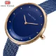 MINI FOCUS Rose Gold Women’s Quartz Watch Ultra Thin Mesh