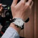 Fashion Leather Chronograph Watch for Men Classic Quartz