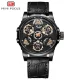 MINI FOCUS Mechanical Style Men's Hand Watch Hollow Out