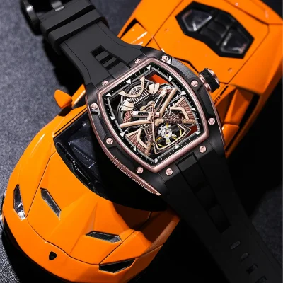 Samurai Tourbillon Watch – Hollow Dial Luxury