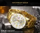 Mini Focus Gold Chronograph Men's Quartz Watch - Luxury
