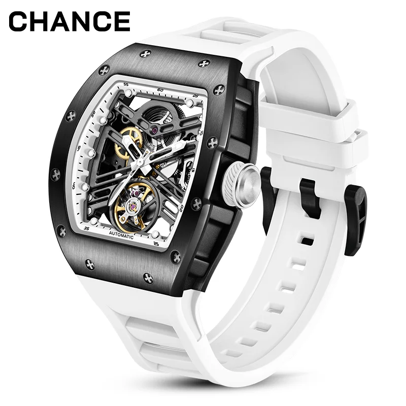 Automatic Men’s Watch – Luminous Skeleton Dial