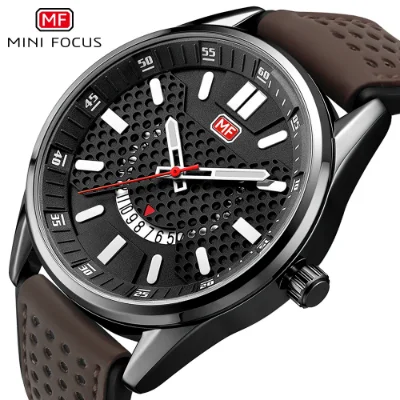 Mini Focus Men’s Sport Quartz Watch Waterproof Calendar