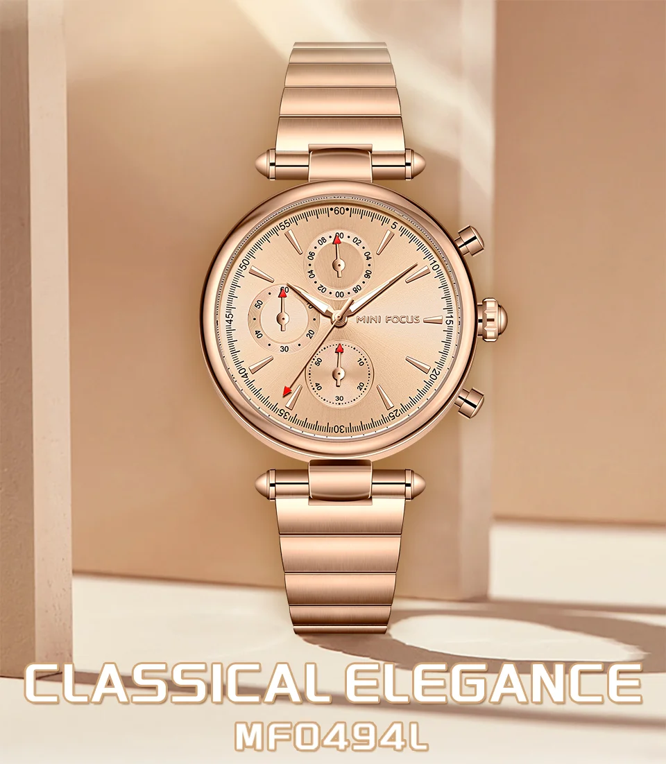 Affordable Fashion Quartz Watch for Women | Mini Focus Waterproof Stainless Steel Female Wristwatch Wholesale