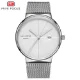 MINI FOCUS Ultra-Thin Men's Quartz Watch Stainless Steel