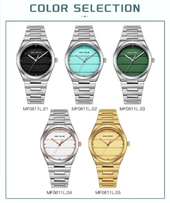 MINI FOCUS MF0611L Quartz Watch 32.2mm Steel