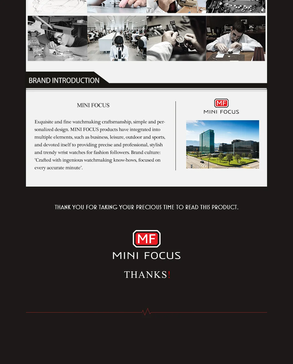 Mini Focus MF0050G Men's Quartz Business Watch | Minimalist Stainless Steel Chain | Factory Wholesale
