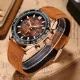 Luxury Casual Men’s Quartz Watch with Genuine Leather Strap
