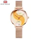 Elegant Women’s Quartz Watch with Gold Mesh Strap – Mini