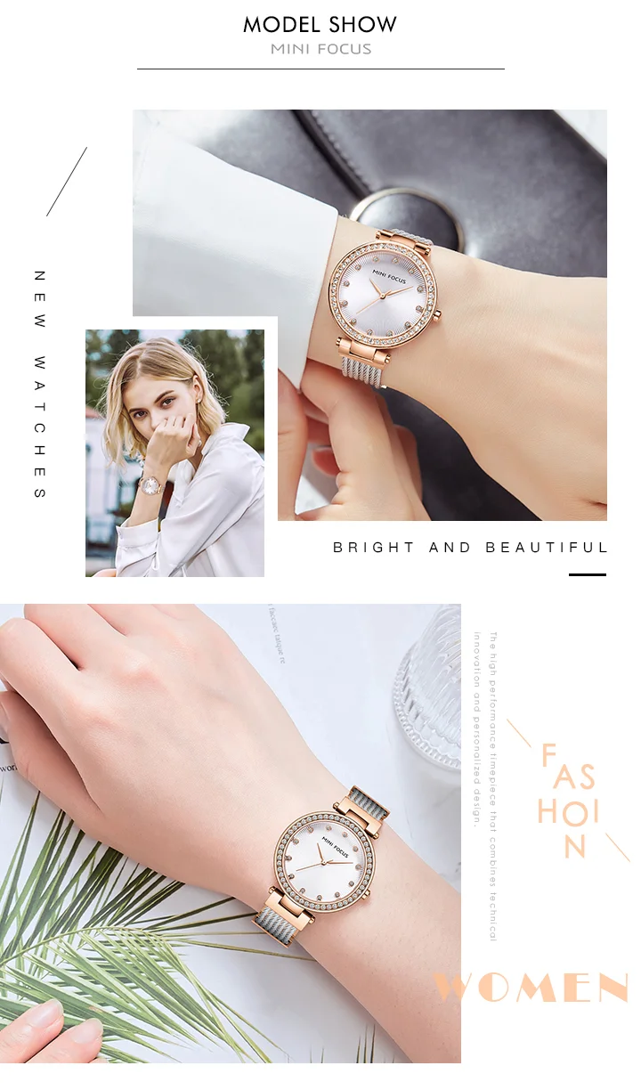 Elegant Women's Stainless Steel Quartz Watch Fashion Analog Timepiece for Global Wholesale Buyers