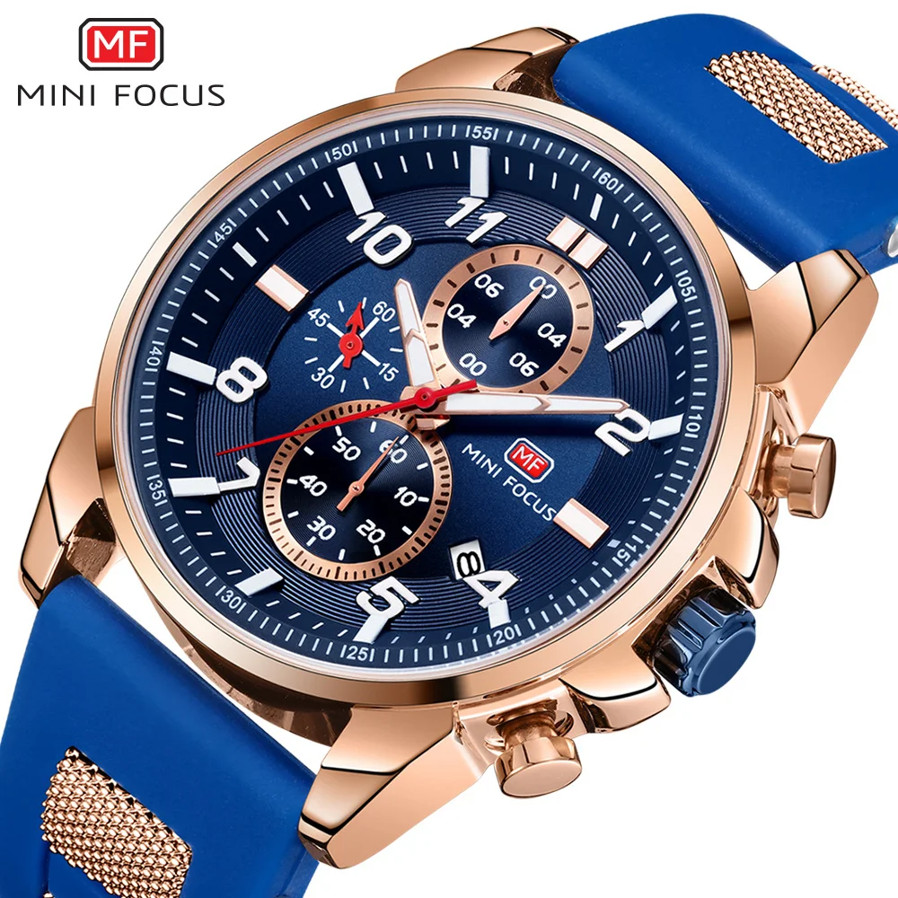 MINI FOCUS Men’s Quartz Watch Stylish Waterproof Watch