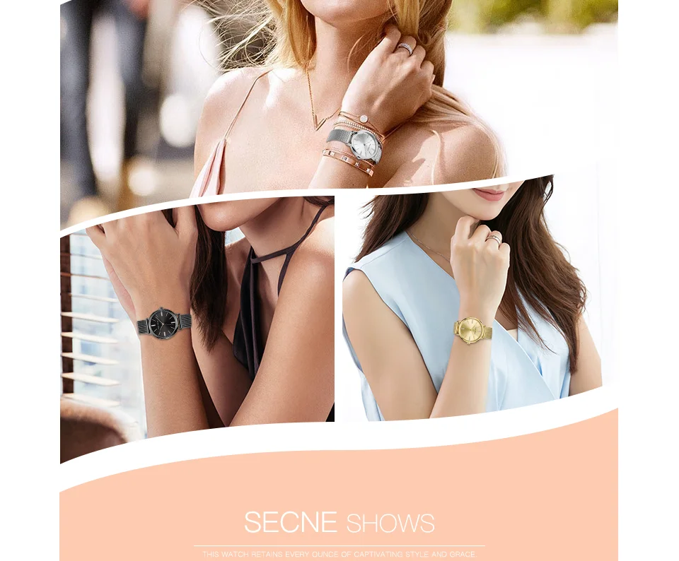 MINI FOCUS MF0036L Luxury Ladies Watch | Diamond Dial Gold Mesh Band | Factory Direct Wholesale