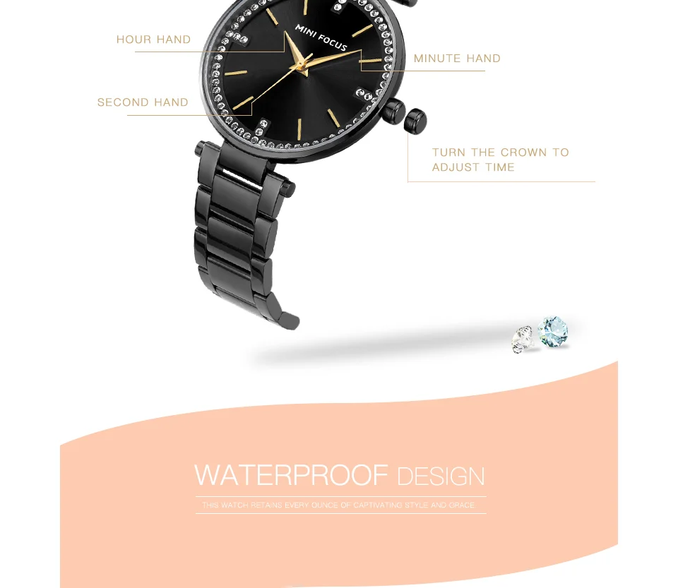 Mini Focus MF0031L Women’s Business Quartz Watch | Fashion Casual Lady Wristwatch | Factory Wholesale Supplier