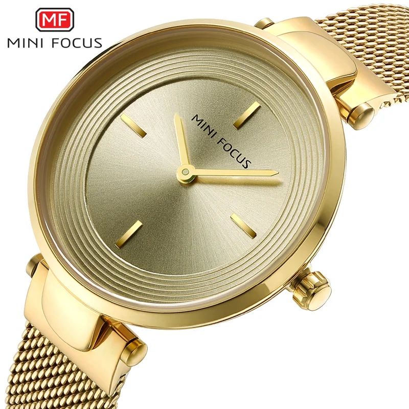 MINI FOCUS MF0195L Women’s Casual Quartz Watch | Stainless Steel Band | Factory Wholesale