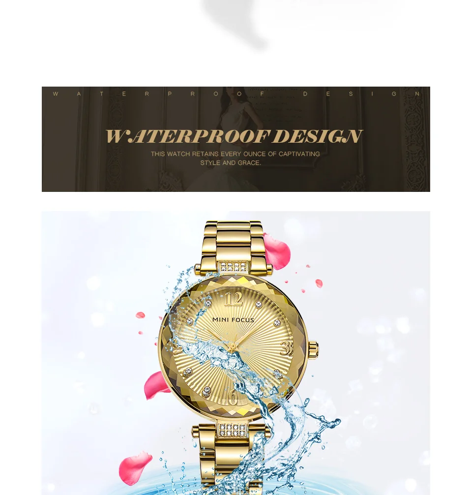Mini Focus MF0038L Ladies Quartz Watch | Sapphire Crystal Glass | Leather & Steel Strap Options | Factory Direct