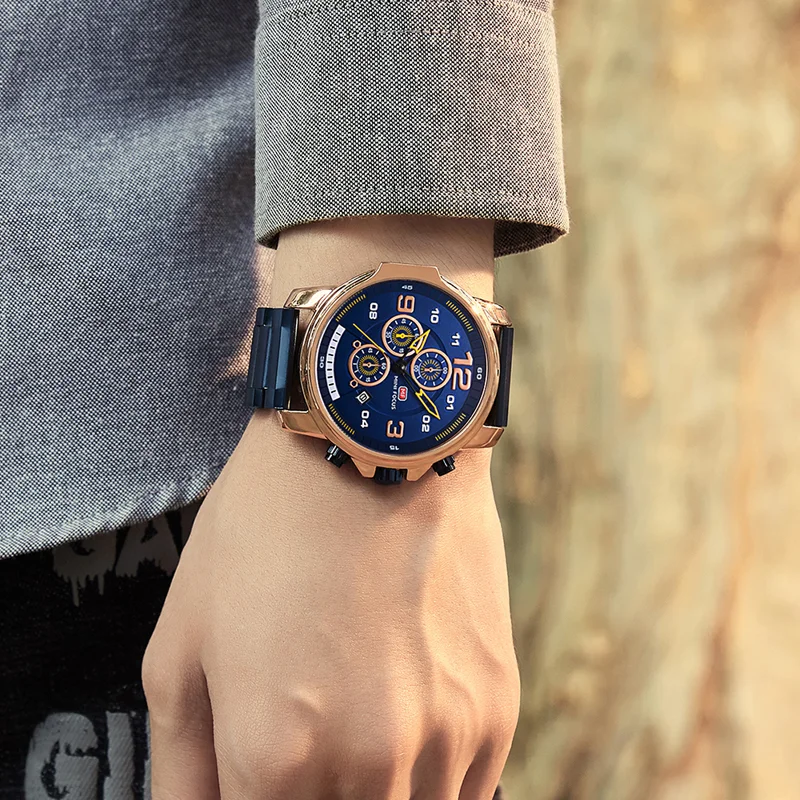 Mini Focus MF0229G Men’s Mechanical Watch | Custom Logo OEM Watches for Men | Factory Brand Supplier